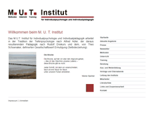 Tablet Screenshot of mut-institut.de
